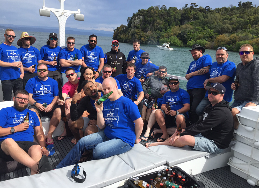 taupo boat cruise stag do